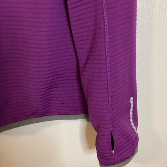Puma Sport Lifestyle Women's Long Sleeve Layering Top Quarter Zip Size M Jogging - Picture 5 of 11